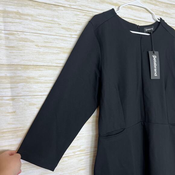 Betabrand NWT 9 to 5 Ponte Pocket Dress - Picture 3 of 7